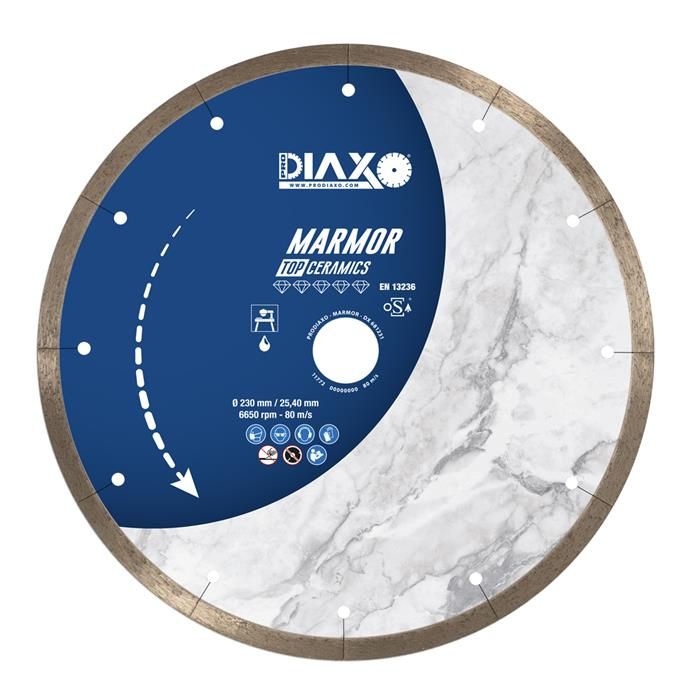 DISQUE DIAMANTÉ MARMOR - 230 X 25,4 MM - TOP CERAMICS DISQUE DIAMANTÉ MARMOR - 230 X 25,4 MM - TOP CERAMICS