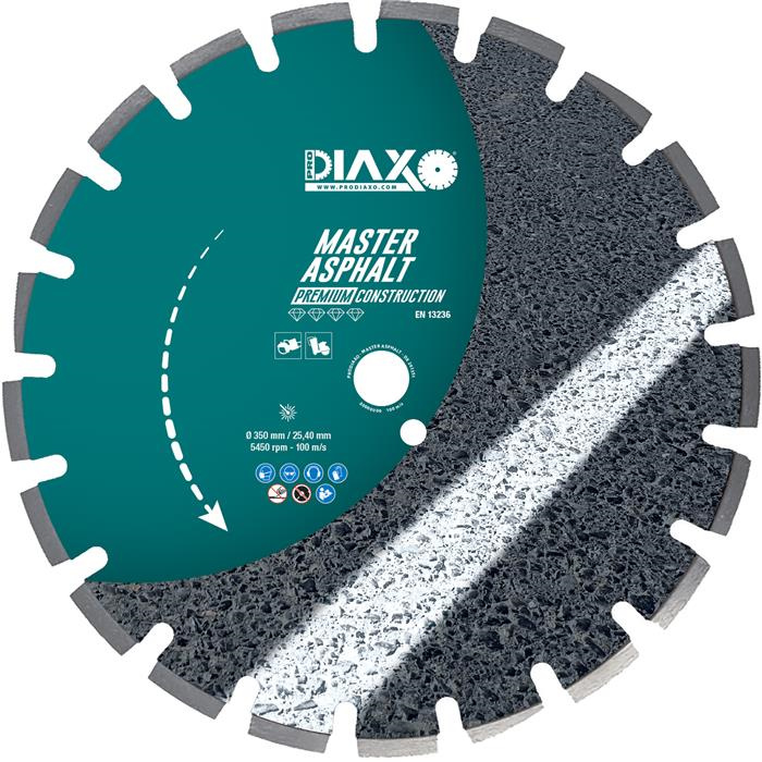 DISQUE DIAMANTÉ MASTER ASPHALT - 350 X 25,4 MM - PREMIUM CONSTRUCTION DISQUE DIAMANTÉ MASTER ASPHALT - 350 X 25,4 MM - PREMIUM CONSTRUCTION