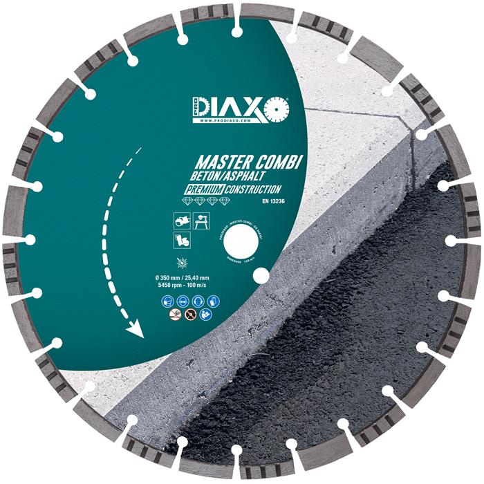DISQUE DIAMANTÉ MASTER COMBI BÉTON/ASPHALT - 350 X 25,4 MM - PREMIUM CONSTRUCTION DISQUE DIAMANTÉ MASTER COMBI BÉTON/ASPHALT - 350 X 25,4 MM - PREMIUM CONSTRUCTION