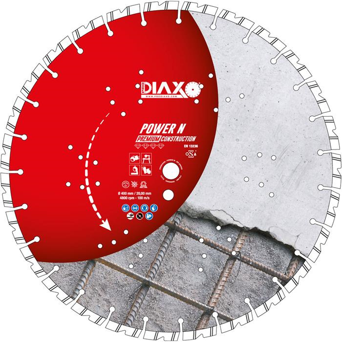 DISQUE DIAMANTÉ POWER N - 400 X 20,0 MM - PREMIUM CONSTRUCTION DISQUE DIAMANTÉ POWER N - 400 X 20,0 MM - PREMIUM CONSTRUCTION