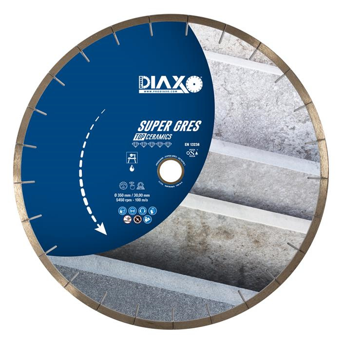 DISQUE DIAMANTÉ SUPER GRES - 350 X 30,0/25,4 MM - TOP CERAMICS DISQUE DIAMANTÉ SUPER GRES - 350 X 30,0/25,4 MM - TOP CERAMICS
