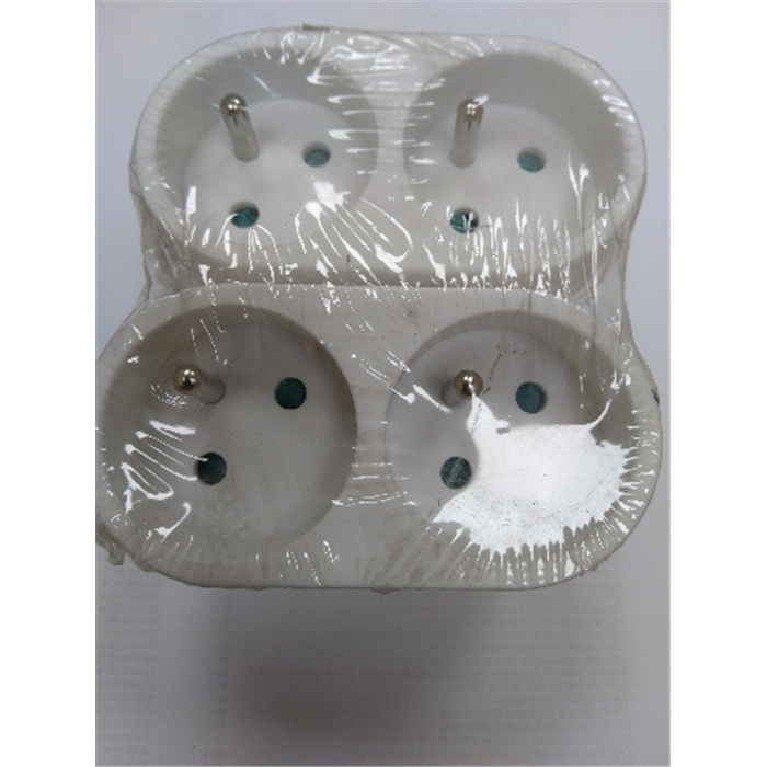 DOMINO 2X16A BLANC EMBALLAGE 2PC DOMINO 2X16A BLANC EMBALLAGE 2PC