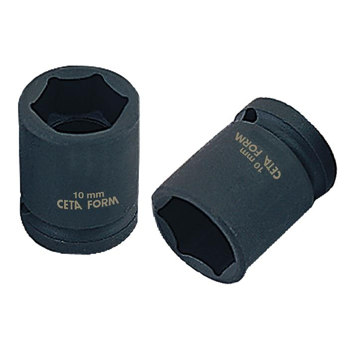 DOUILLE À CHOC "IMPACT" 6-PANS - 1/2" - 17 MM / 38 MM - CHROME NOIR DOUILLE À CHOC "IMPACT" 6-PANS - 1/2" - 17 MM / 38 MM - CHROME NOIR