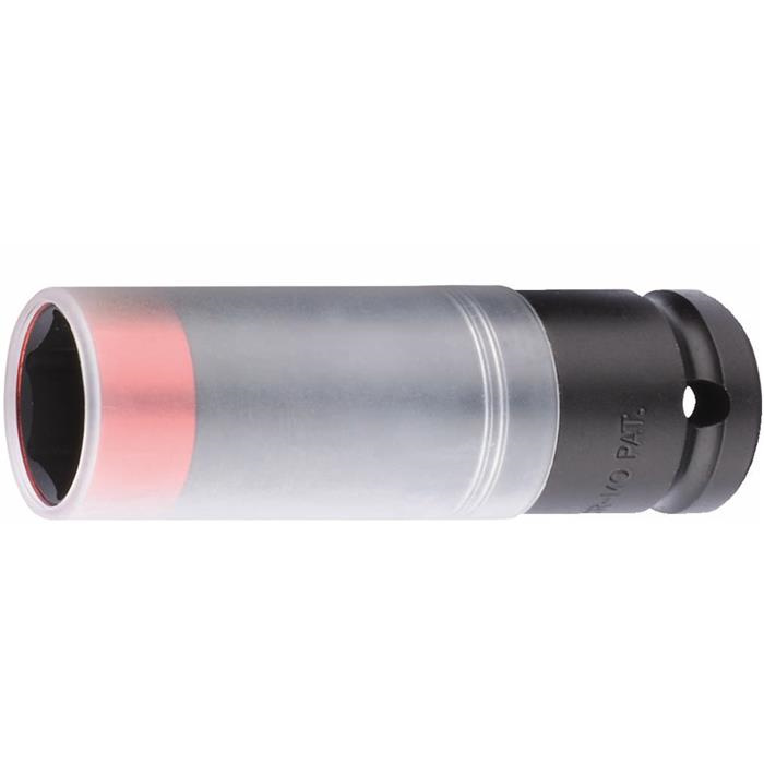 DOUILLE À CHOC "IMPACT" 6-PANS AVEC PROTECTION EN PLASTIQUE 1/2" / 21-86,5 MM DOUILLE À CHOC "IMPACT" 6-PANS AVEC PROTECTION EN PLASTIQUE 1/2" / 21-86,5 MM