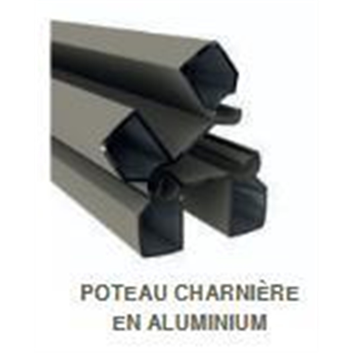 DUOFUSE POTEAU CHARNIERE ALU KIT SG 3M (3000X82X82MM) DUOFUSE POTEAU CHARNIERE ALU KIT SG 3M (3000X82X82MM)