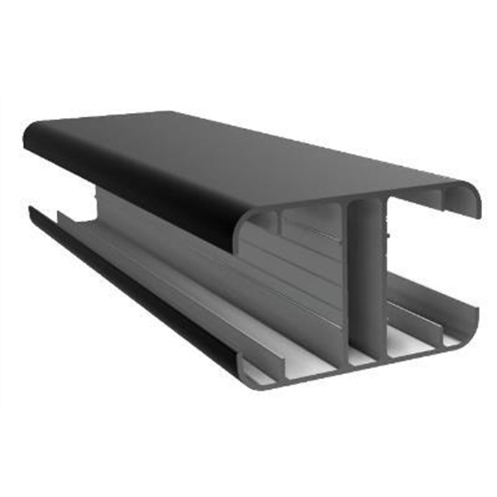 DUOFUSE POTEAU H EN ALUMINIUM SLIM LINE NOIR 3M (3000X86X55MM) DUOFUSE POTEAU H EN ALUMINIUM SLIM LINE NOIR 3M (3000X86X55MM)