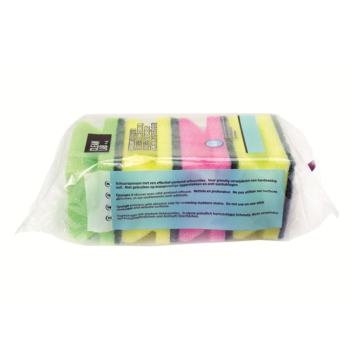 ÉPONGE À RÉCURER MOUSSE POIGNÉE COLORÉES (4P) ÉPONGE À RÉCURER MOUSSE POIGNÉE COLORÉES (4P)