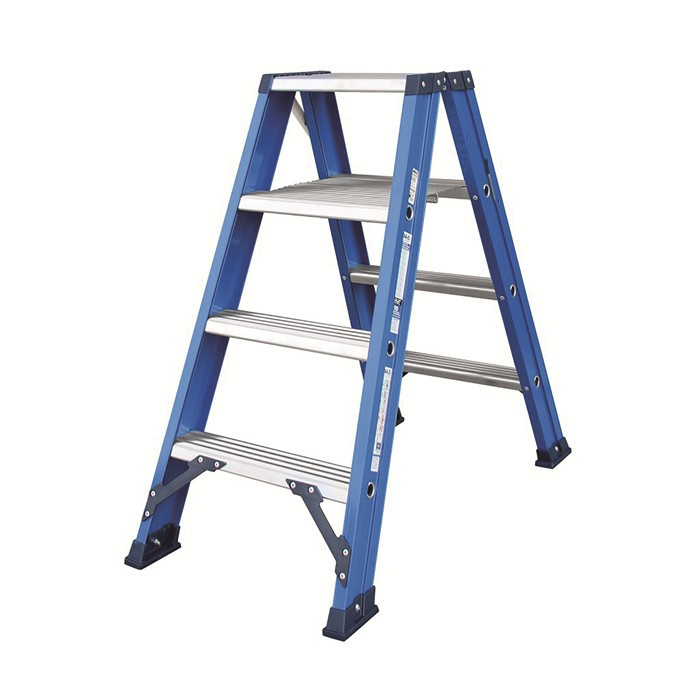 ESCABEAU DOUBLE MODÈLE HERCULES BLEU 4 ÉCHELONS (DT4B) ESCABEAU DOUBLE MODÈLE HERCULES BLEU 4 ÉCHELONS (DT4B)