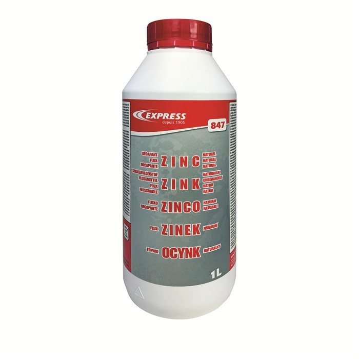 EXPRESS 847 FLUX DÉCAPANT POUR ZINC NATUREL 1L EXPRESS 847 FLUX DÉCAPANT POUR ZINC NATUREL 1L