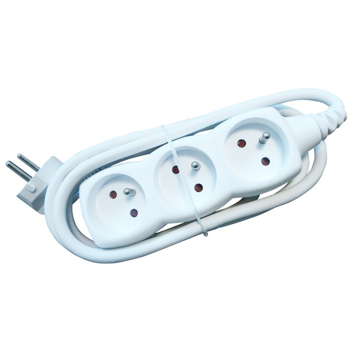 FICHE AU COURANT MULTIPLE 3 AVEC CÂBLE 1,5M FICHE AU COURANT MULTIPLE 3 AVEC CÂBLE 1,5M