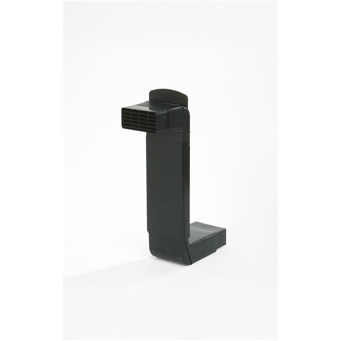 GAINE DE VENTILATION RALLONGE HORIZ. NOIR GAINE DE VENTILATION RALLONGE HORIZ. NOIR