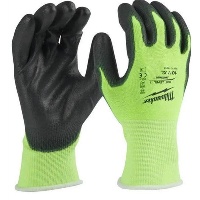 GANTS DE COUPE HAUTE VISIBILITÉ NIVEAU 1/A - 10/XL - 1PC GANTS DE COUPE HAUTE VISIBILITÉ NIVEAU 1/A - 10/XL - 1PC