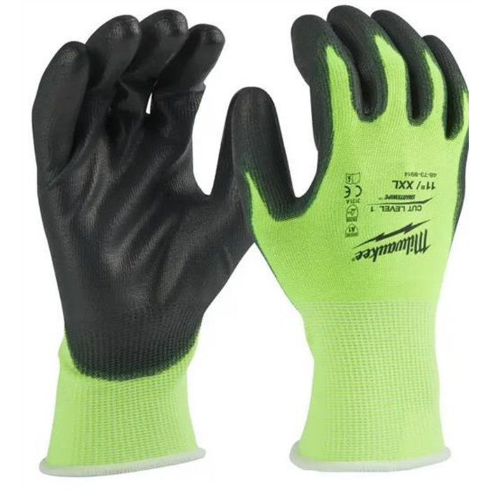 GANTS DE COUPE HAUTE VISIBILITÉ NIVEAU 1/A - 11/XXL - 1PC GANTS DE COUPE HAUTE VISIBILITÉ NIVEAU 1/A - 11/XXL - 1PC