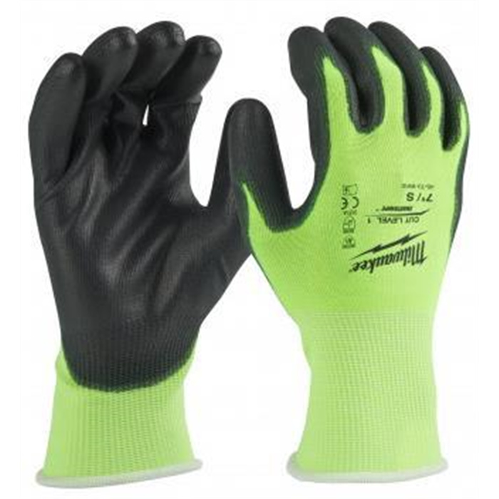 GANTS DE COUPE HAUTE VISIBILITÉ NIVEAU 1/A - 8/M - 1PC GANTS DE COUPE HAUTE VISIBILITÉ NIVEAU 1/A - 8/M - 1PC