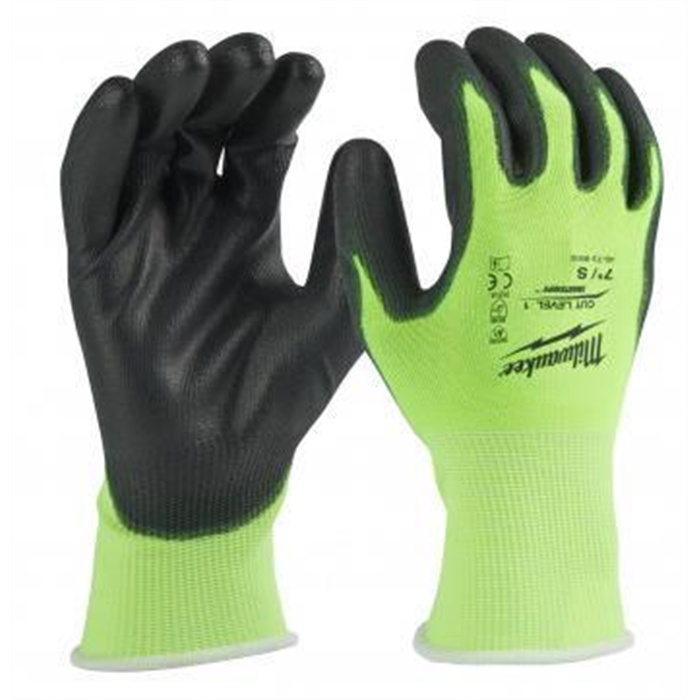 GANTS DE COUPE HAUTE VISIBILITÉ NIVEAU 1/A - 9/L - 1PC GANTS DE COUPE HAUTE VISIBILITÉ NIVEAU 1/A - 9/L - 1PC