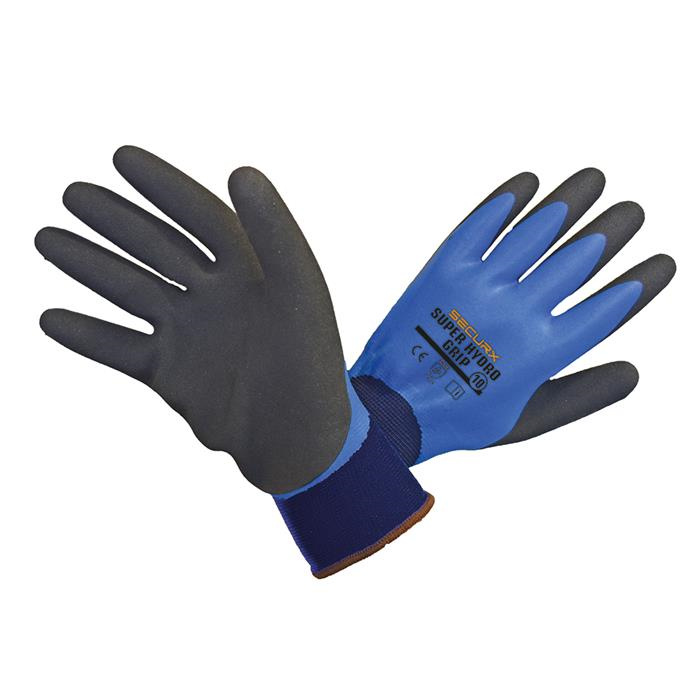 GANTS DE SÉCURITÉ - LATEX/POLYESTER - SUPER HYDRO GRIP / 9 GANTS DE SÉCURITÉ - LATEX/POLYESTER - SUPER HYDRO GRIP / 9