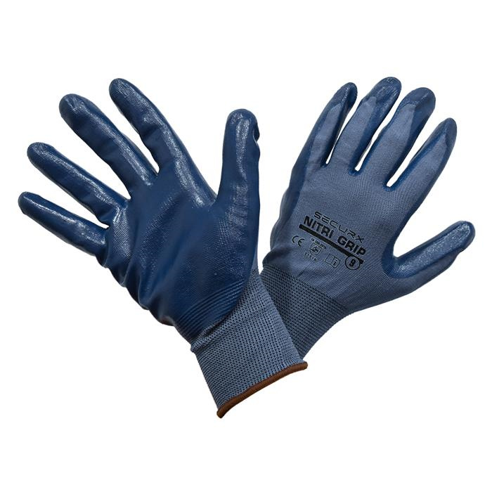 GANTS DE SÉCURITÉ - NITRILE/NYLON - NITRI GRIP / 10 GANTS DE SÉCURITÉ - NITRILE/NYLON - NITRI GRIP / 10