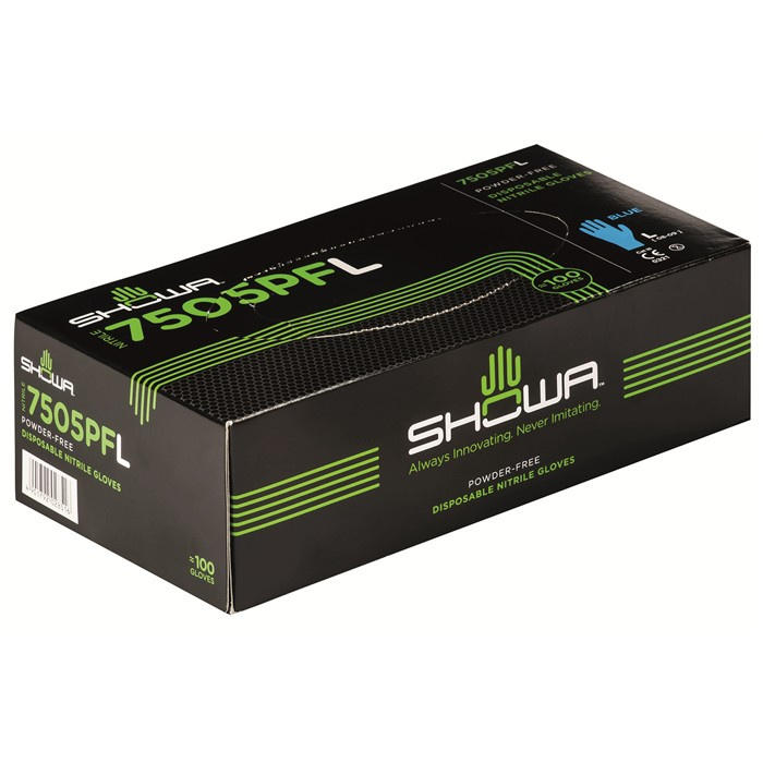 GANTS DE TRAVAIL SHOWA 7500 PF L (100 PCS) GANTS DE TRAVAIL SHOWA 7500 PF L (100 PCS)