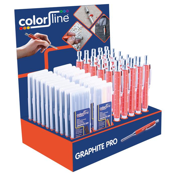 GRAPHITE PRO MARQUEUR 30 PCS. + 2X10 SET DE MINES DE RECHANGE GRAPHITE PRO MARQUEUR 30 PCS. + 2X10 SET DE MINES DE RECHANGE