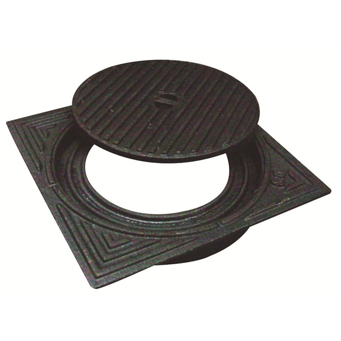 GRILLE FONTE POUR TUYAU PVC 400 FERMÉE GRILLE FONTE POUR TUYAU PVC 400 FERMÉE