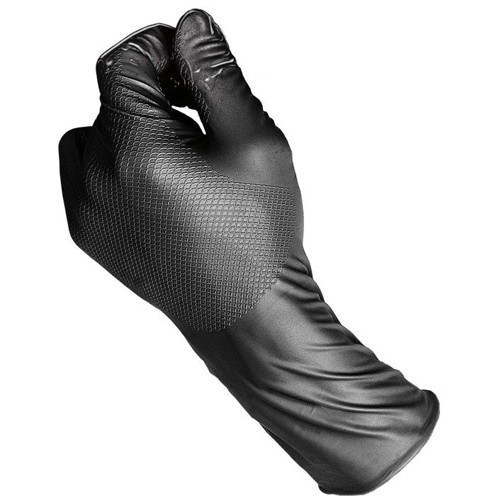 GRIPPAZ 308 LONG NITRILE NOIR - TAILLE 9 / 0,2 MM / PRIX PAR 50 PCS GRIPPAZ 308 LONG NITRILE NOIR - TAILLE 9 / 0,2 MM / PRIX PAR 50 PCS