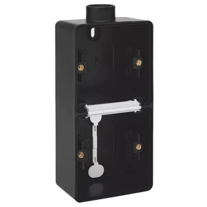 HYDRO BOITE 2X 1 ENTREE NOIR HYDRO BOITE 2X 1 ENTREE NOIR