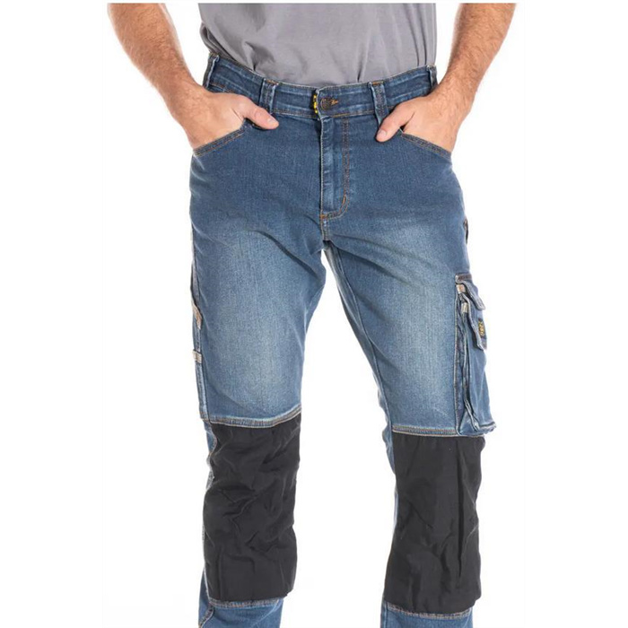 JEANS MULTIPOCHES STRETCH FIBREFLEX® COULEUR BROSSE 38 JEANS MULTIPOCHES STRETCH FIBREFLEX® COULEUR BROSSE 38