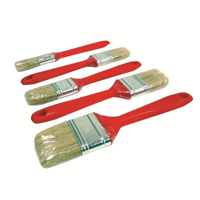 JEU DE 5 PINCEAUX PLATS NR 650 JEU DE 5 PINCEAUX PLATS NR 650