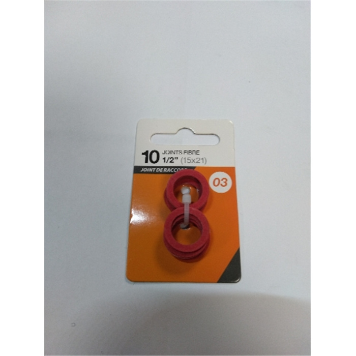 JOINT FIBRE INTÉRIEUR 12X18X1,5 POUR 15X21 (X10) JOINT FIBRE INTÉRIEUR 12X18X1,5 POUR 15X21 (X10)