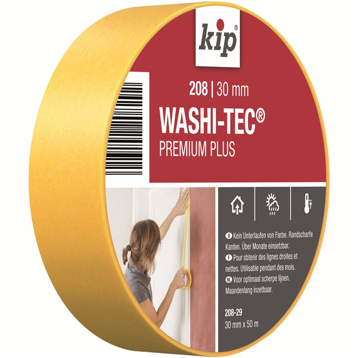 KIP 208-29 FINELINE WASHI-TEC PREMIUM 30MM/50M (15PCS) KIP 208-29 FINELINE WASHI-TEC PREMIUM 30MM/50M (15PCS)
