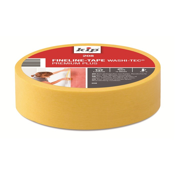 KIP 208-35 FINELINE WASHI-TEC PREMIUM 36MM/50M (12PCS) KIP 208-35 FINELINE WASHI-TEC PREMIUM 36MM/50M (12PCS)