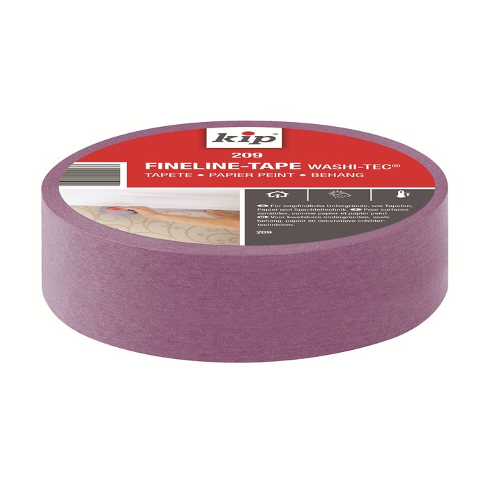 KIP 209-48 FINELINE WASHI-TEC LILA 50MM/50M (9PCS) KIP 209-48 FINELINE WASHI-TEC LILA 50MM/50M (9PCS)