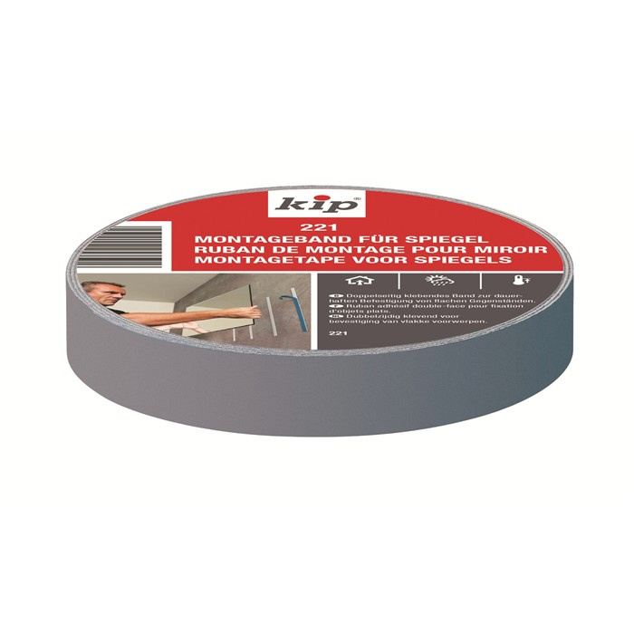 KIP 221-19 RUBAN DE MONTAGE MIRROIRS 19MM/5M (24PCS) KIP 221-19 RUBAN DE MONTAGE MIRROIRS 19MM/5M (24PCS)