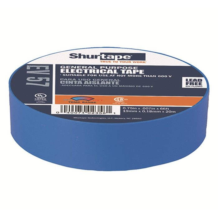 KIP 993-22 PVC RUBAN ISOLANT ÉLECTRO BLEU 19MM/20M KIP 993-22 PVC RUBAN ISOLANT ÉLECTRO BLEU 19MM/20M