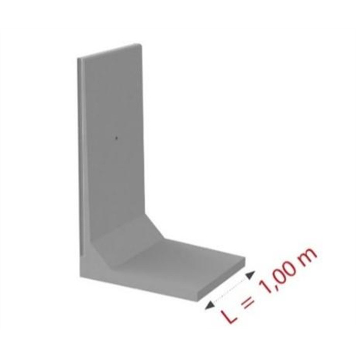 L BETON BXC3 H2.25 P1.5 L1M S 15KN/M² FINITION EXT RILEE L BETON BXC3 H2.25 P1.5 L1M S 15KN/M² FINITION EXT RILEE