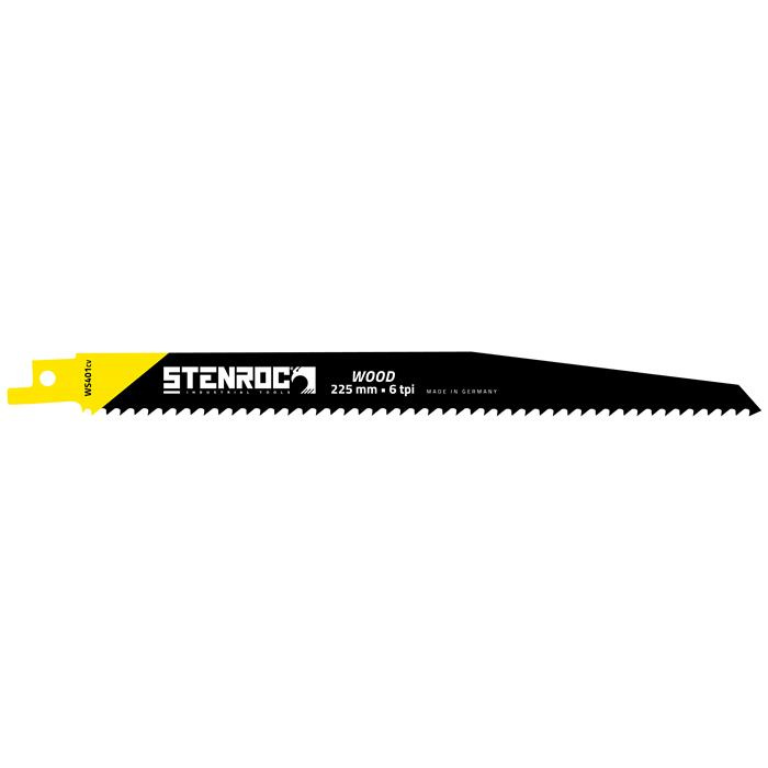 LAME RECIPRO WOOD SHARP (5PCS)- WS401CV, 225X19X1,27MM X 6TPI/4,2MM LAME RECIPRO WOOD SHARP (5PCS)- WS401CV, 225X19X1,27MM X 6TPI/4,2MM