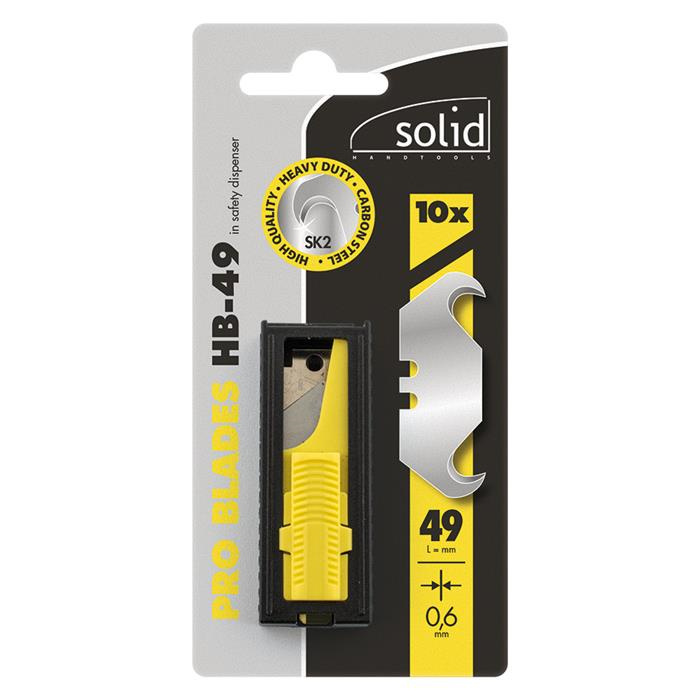 LAMES CROCHETS PRO HB-49, PAR 10 PIÈCES - 49 MM X 0,60 MM LAMES CROCHETS PRO HB-49, PAR 10 PIÈCES - 49 MM X 0,60 MM