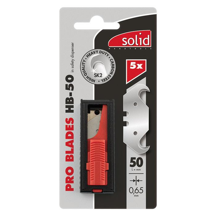 LAMES CROCHETS PRO HB-50, PAR 5 PIÈCES - 50 MM X 0,65 MM LAMES CROCHETS PRO HB-50, PAR 5 PIÈCES - 50 MM X 0,65 MM