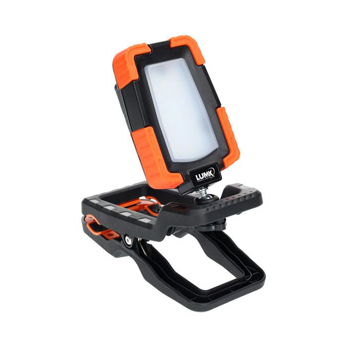 LAMPE LED À PINCE 360° CL-20 - 20W - 1800 LUMEN - IP65, RECHARGEABLE LAMPE LED À PINCE 360° CL-20 - 20W - 1800 LUMEN - IP65, RECHARGEABLE