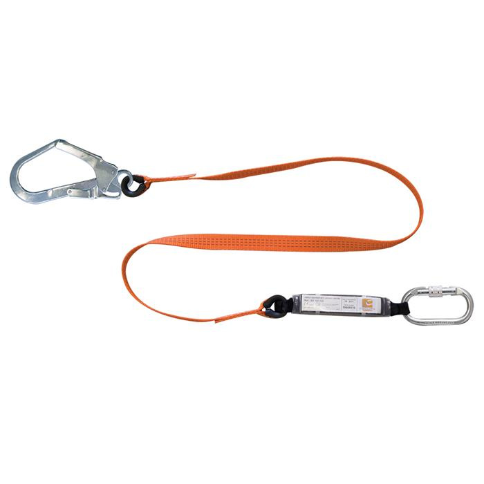 LONGE AVEC ABSORBEUR DE CHOC PA + 1 X SH10/SH15 - 2 M LONGE AVEC ABSORBEUR DE CHOC PA + 1 X SH10/SH15 - 2 M