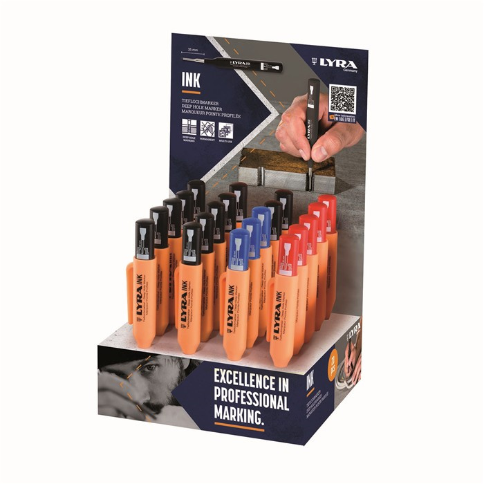 LYRA INK DISPLAY (12 NOIR 5 ROUGE 3 BLEU) LYRA INK DISPLAY (12 NOIR 5 ROUGE 3 BLEU)