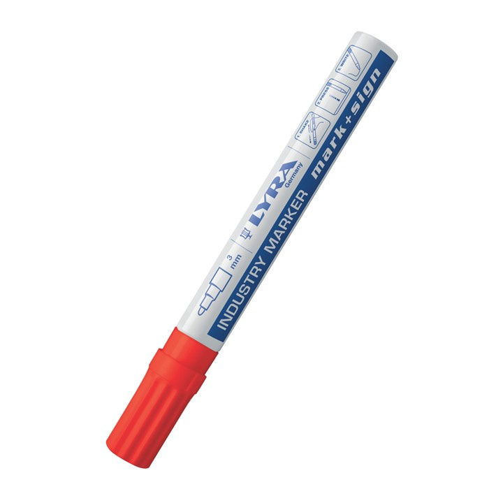 LYRA MARQUEUR PEINTURE LAQUÉE ROUGE (10P) LYRA MARQUEUR PEINTURE LAQUÉE ROUGE (10P)