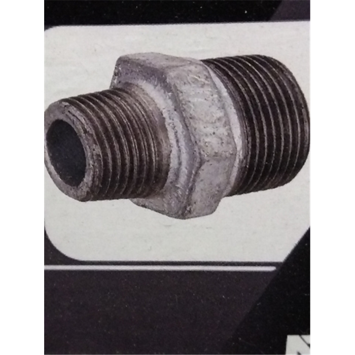 MAMELON DM RÉDUIT 1" - 3/4 GALVA LIEN 1 PIÈCE MAMELON DM RÉDUIT 1" - 3/4 GALVA LIEN 1 PIÈCE