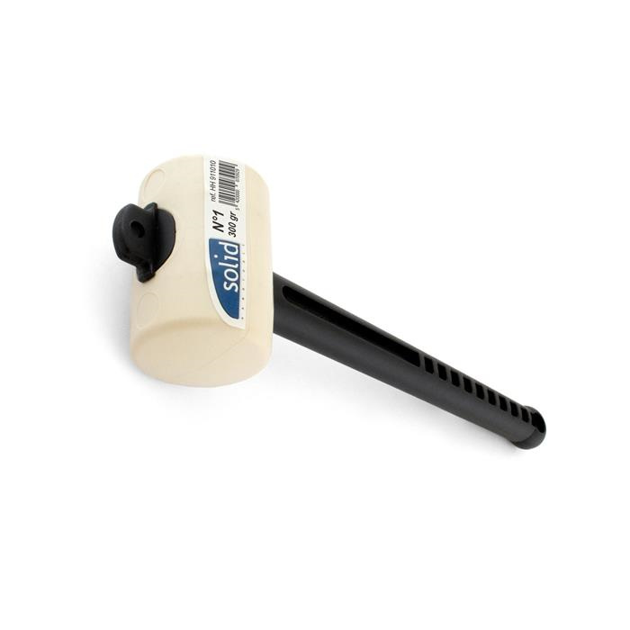 MARTEAU PLASTIQUE BLANC (SOUPLE) - NR.1 - 300 GR, POIGNÉE EN PVC MARTEAU PLASTIQUE BLANC (SOUPLE) - NR.1 - 300 GR, POIGNÉE EN PVC