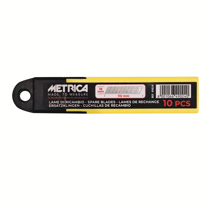 METRICA LAME DE RECHANGE 18MM (10PC) METRICA LAME DE RECHANGE 18MM (10PC)