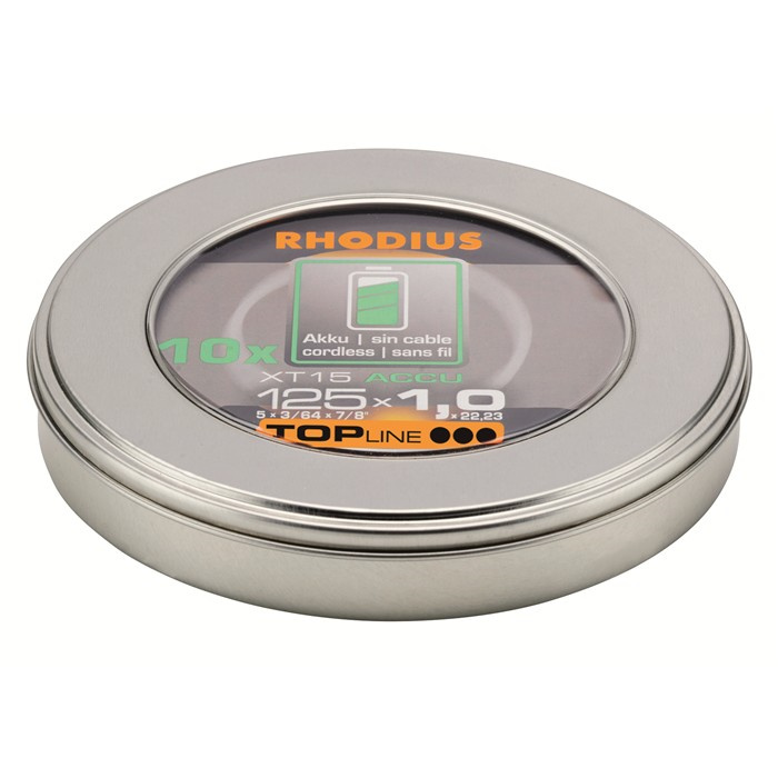 MEULE À TRONÇONNER INOX MINCE XT15 ACCU 125X1.0 (10 PCS) MEULE À TRONÇONNER INOX MINCE XT15 ACCU 125X1.0 (10 PCS)