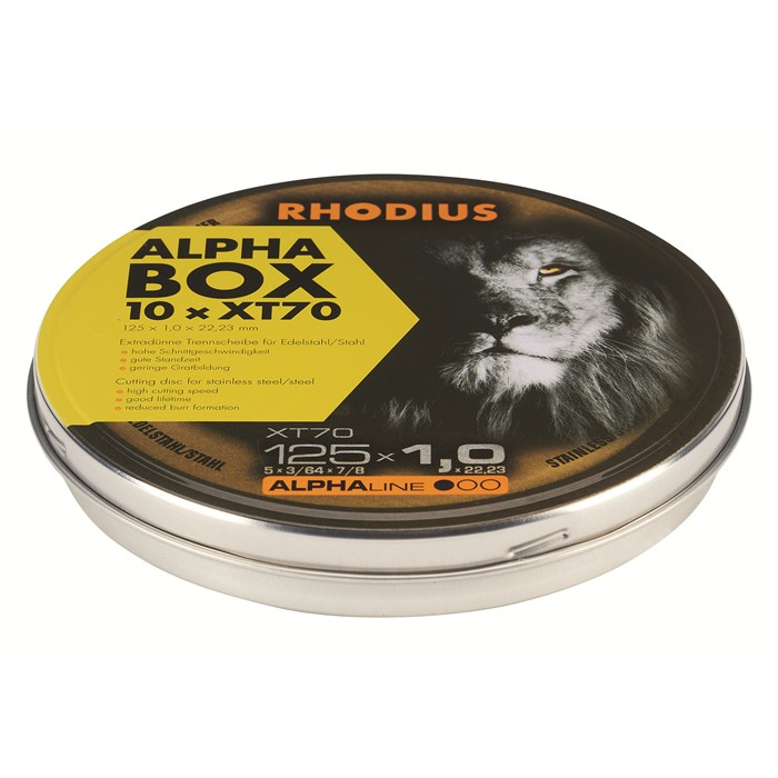 MEULE À TRONÇONNER INOX MINCE XT70 125X1.0 (10PCS) MEULE À TRONÇONNER INOX MINCE XT70 125X1.0 (10PCS)