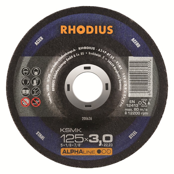 MEULE À TRONÇONNER MÉTAL 125X3 MEULE À TRONÇONNER MÉTAL 125X3