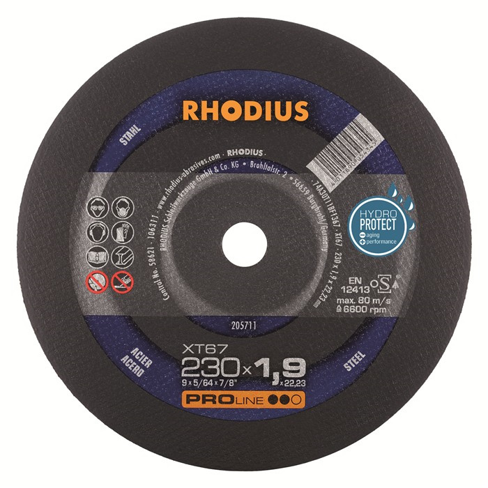 MEULE À TRONÇONNER MÉTAL MINCE XT38 230X1.9 MEULE À TRONÇONNER MÉTAL MINCE XT38 230X1.9