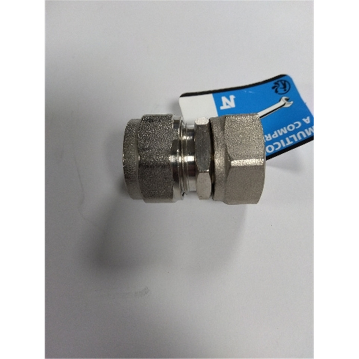 MULTICOUCHE A COMPRESSION RACCORD DROIT F MOB. 1/2 - Ø16 LIEN 1 PIÈCE MULTICOUCHE A COMPRESSION RACCORD DROIT F MOB. 1/2 - Ø16 LIEN 1 PIÈCE